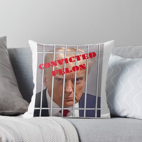 Item preview, Convicted Felon Donald Trump Behind Bars designed and sold by Anja Gillette.