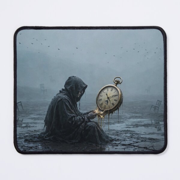 Item preview,  Melting Time Lonely Hooded Figure Wasteland designed and sold by Aliforall.