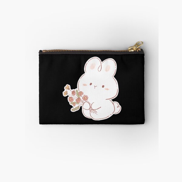 Item preview, Cute Easter Bunny With Flower Bouquet designed and sold by writtengriffinc.