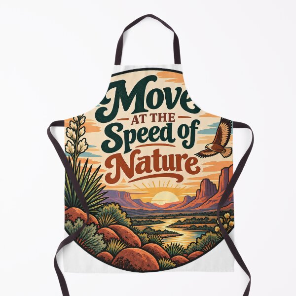 Item preview, Move at the Speed of Nature – Slow Living Wisdom Design designed and sold by FindYouByZ.