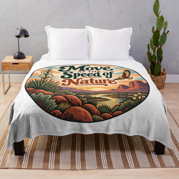 Item preview, Move at the Speed of Nature – Slow Living Wisdom Design designed and sold by FindYouByZ.