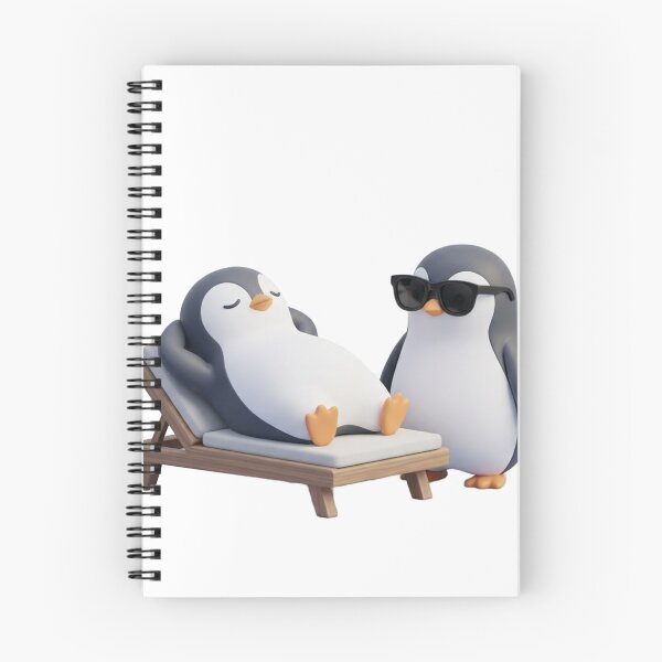 Item preview, Minimalist Penguin Friends Weekend Chill Out Art designed and sold by meghnad.