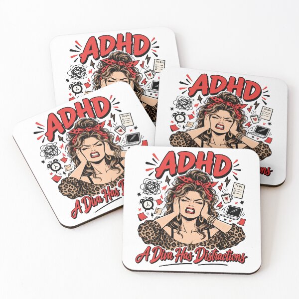 Item preview, ADHD, A Diva Has Distraction Funny ADHD designed and sold by gordonbwyashop.