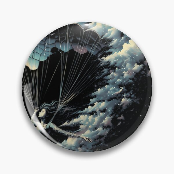 Item preview, BudgieNude Disintegrating Parachutist Woman designed and sold by OceanTrace.