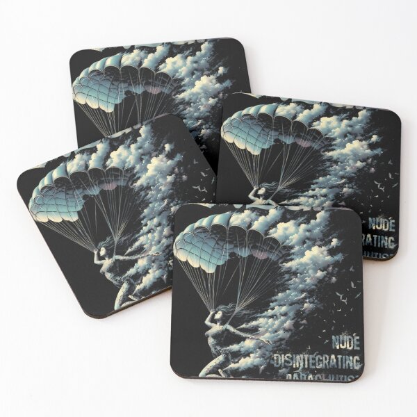 Item preview, BudgieNude Disintegrating Parachutist Woman designed and sold by OceanTrace.