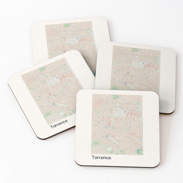 Item preview, Torrance Minimalistic Map Art designed and sold by MapsNerd.