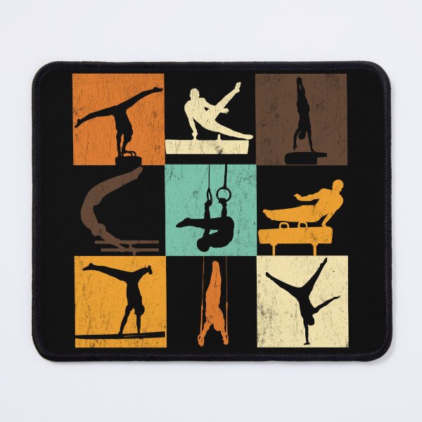 Item preview, Men's Gymnastics Retro Colors designed and sold by Primroaddesigns.