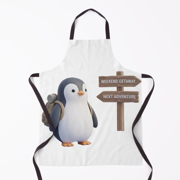 Item preview, Minimalist Penguin Adventure Weekend Getaway Design designed and sold by meghnad.