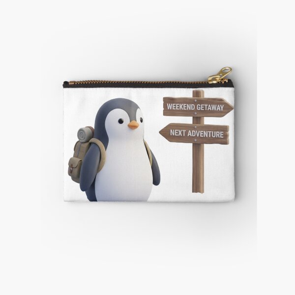 Item preview, Minimalist Penguin Adventure Weekend Getaway Design designed and sold by meghnad.