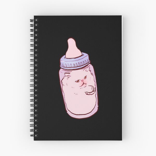 Item preview, I Draw Baby Bottle Persian Kitten  Cursed Cat Meme designed and sold by writtengriffinc.