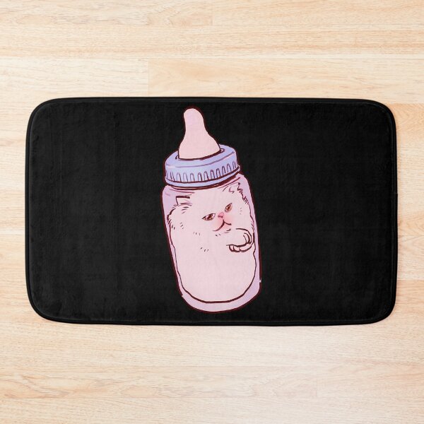 Item preview, I Draw Baby Bottle Persian Kitten  Cursed Cat Meme designed and sold by writtengriffinc.