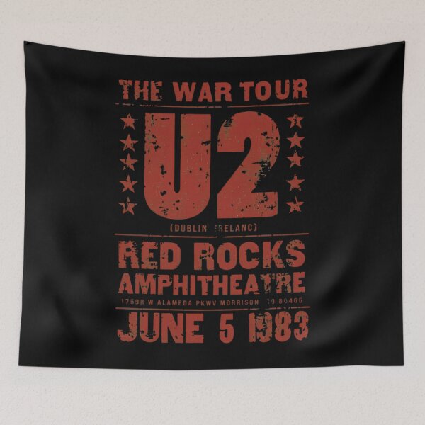Item preview, U2S The Wars Tour Red Rocks 1983 designed and sold by Medesigns17.