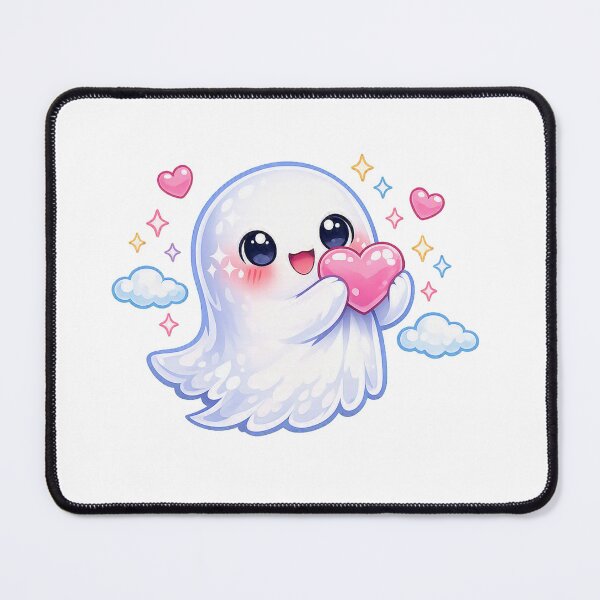 Item preview, Soft Love Ghost Pastel Kawaii Heart Spirit Art designed and sold by Sommium .