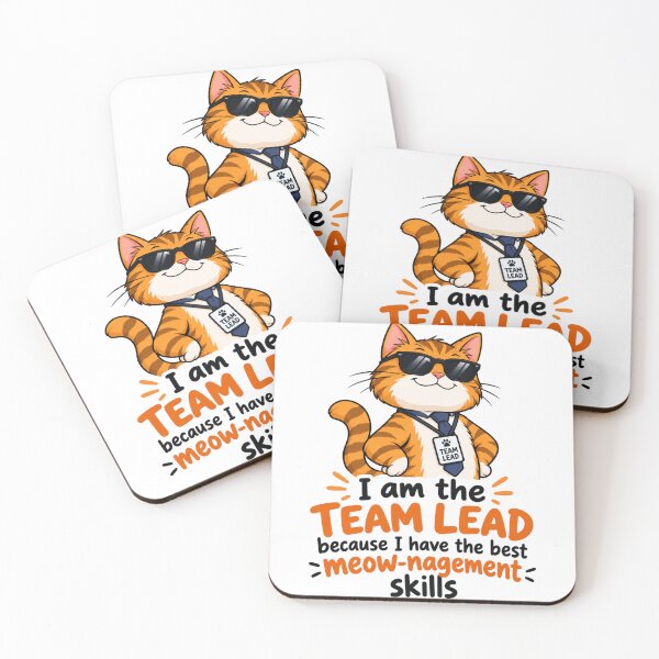 Item preview, I am the Team Lead Funny Cat Manager  designed and sold by Itai Doshin.