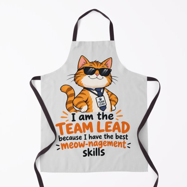 Item preview, I am the Team Lead Funny Cat Manager designed and sold by Itai Doshin.