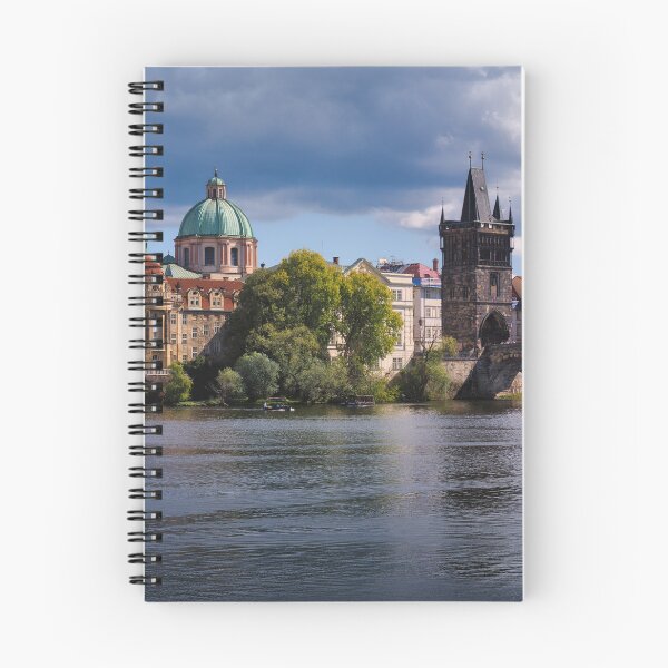 Item preview, Panoramic view of Charles Bridge and Old Town Prague across the Vltava River designed and sold by RastislavS.
