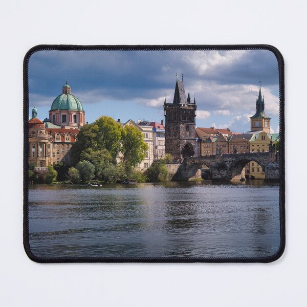 Item preview, Panoramic view of Charles Bridge and Old Town Prague across the Vltava River designed and sold by RastislavS.