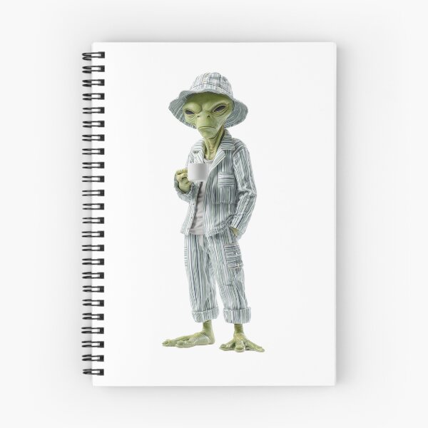 Item preview, Alien in Striped Suit designed and sold by LuxChu.