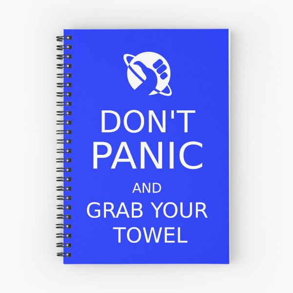 Item preview, Don't Panic and Grab Your Towel designed and sold by yinon-h.
