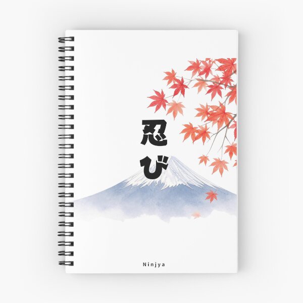 Item preview, Shinobi - Ninja | Mount Fuji & Autumn Leaves | Japanese Design designed and sold by JapanMemoir.