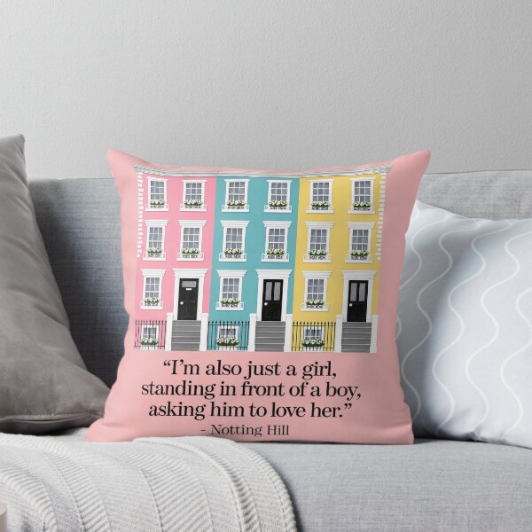Item preview, Pastel Townhouses and a Notting Hill Quote designed and sold by Ribeiro-Art.