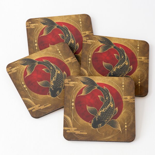 Item preview, A golden koi designed and sold by saranagliccuris.