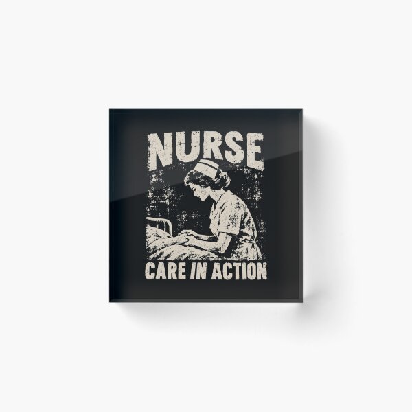 Item preview, Nurse Care In Action Retro Medical Professional designed and sold by markymaarty.