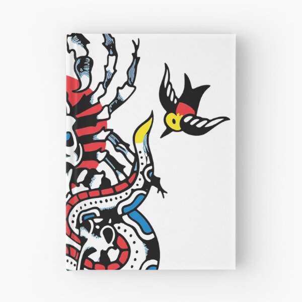 Item preview, Traditional Tattoo Scorpion Skeleton Snake Art designed and sold by Dannchamberger.