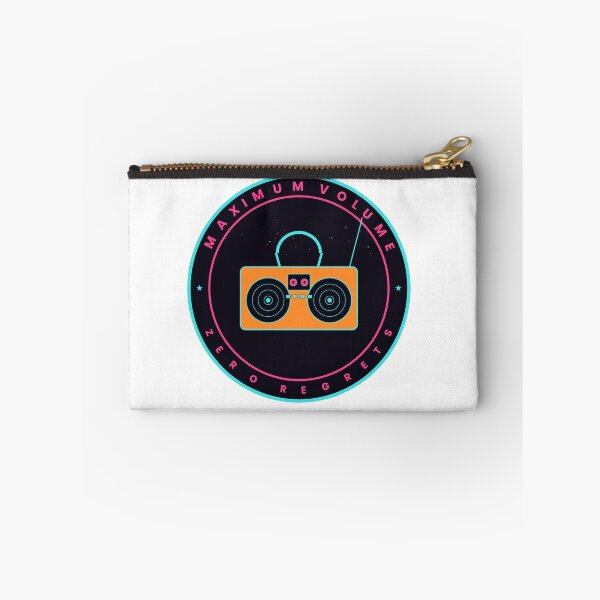 Item preview, Maximum Volume Zero Regrets Retro Boombox 80s T-Shirt designed and sold by Mega-Shopping.