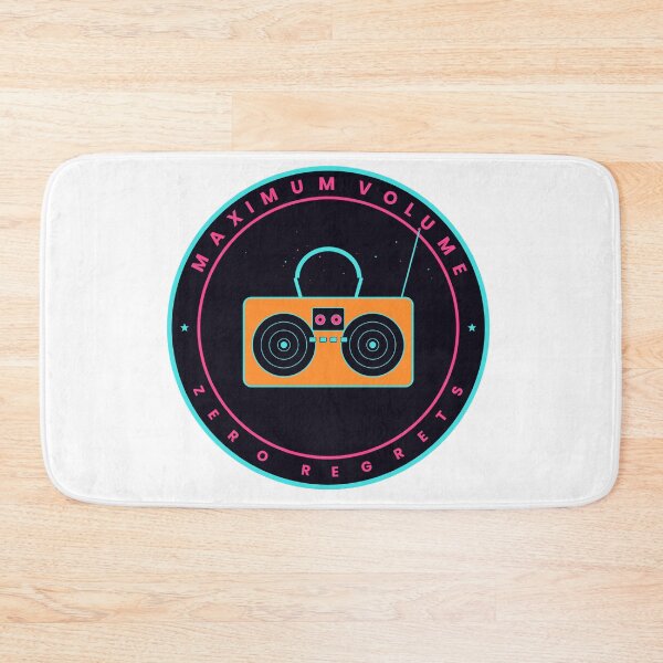 Item preview, Maximum Volume Zero Regrets Retro Boombox 80s T-Shirt designed and sold by Mega-Shopping.