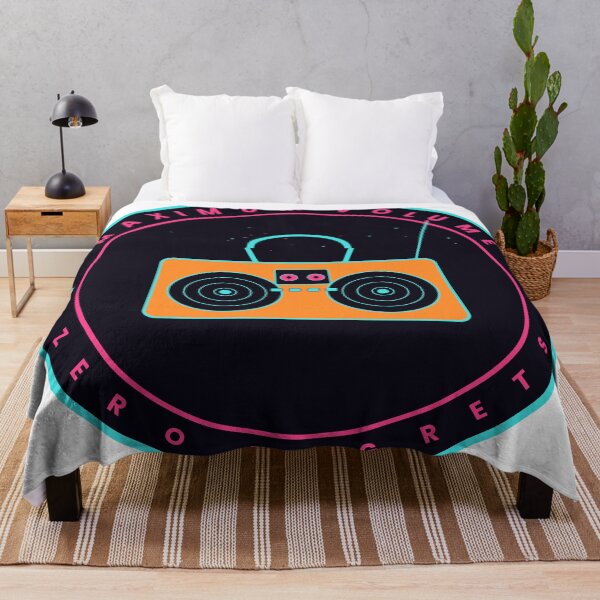 Item preview, Maximum Volume Zero Regrets Retro Boombox 80s T-Shirt designed and sold by Mega-Shopping.