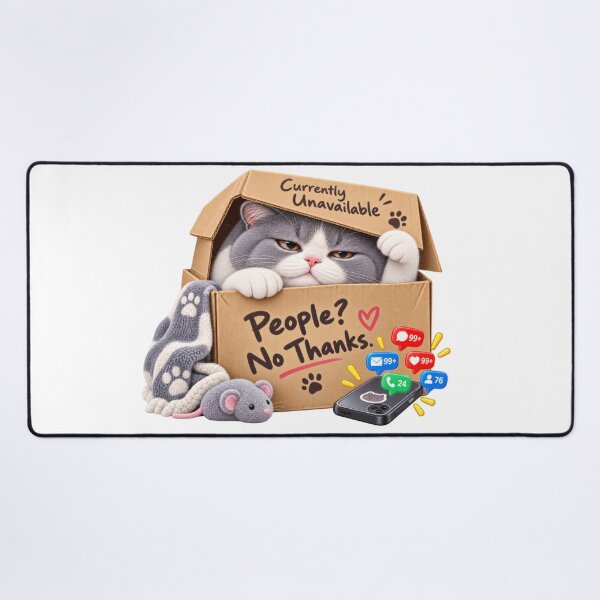 Item preview, Currently Unavailable Introvert Cat designed and sold by HoloHugDesigns.