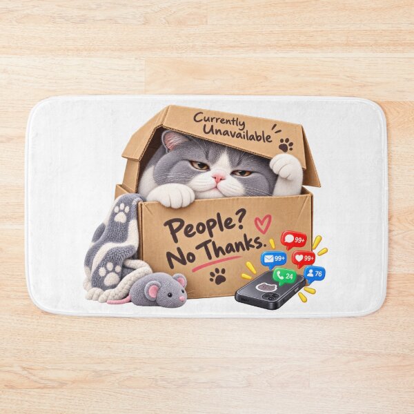 Item preview, Currently Unavailable Introvert Cat designed and sold by HoloHugDesigns.