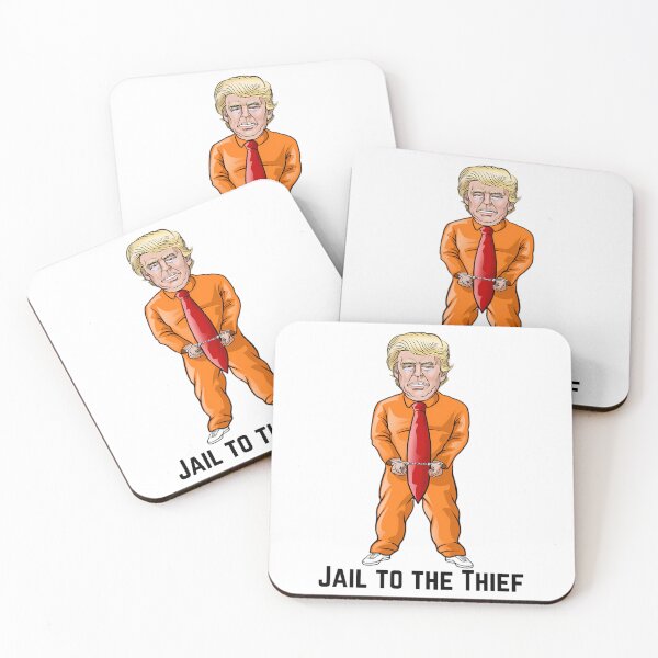 Item preview, Jail To The Thief Send Trump To Jail Lock Him Up designed and sold by Anja Gillette.