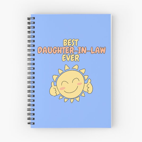 Item preview, BEST DAUGHTER-IN-LAW EVER Cute Sun Pastel Blue designed and sold by HugSomeNettles.