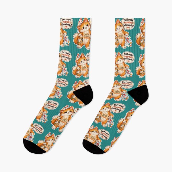 Item preview, NAGGINGCAT3 BY NAGGINGSTICKERSCO. DID I EMPTY MY POCKETS BEFORE LAUNDRY? MUNDANE COLLECTION | GREEN Edition | No.06 designed and sold by LaMaisonOfMY.
