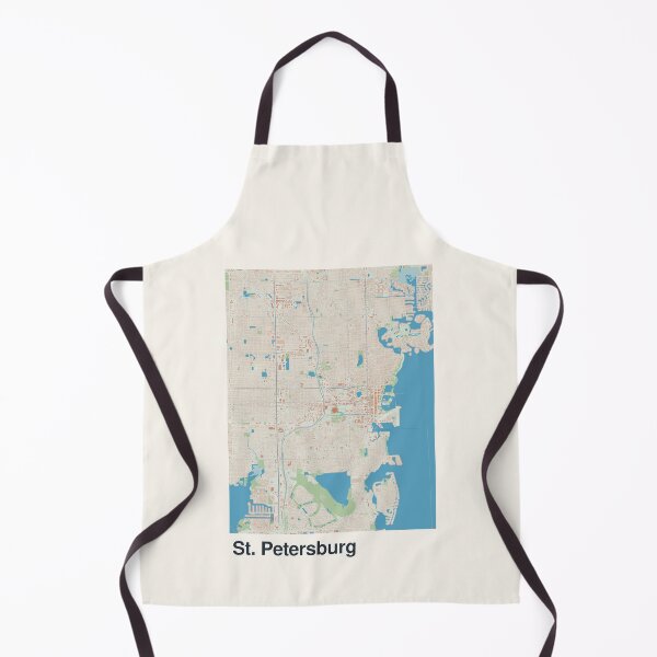 Item preview, St. Petersburg Minimalistic Map Art designed and sold by MapsNerd.
