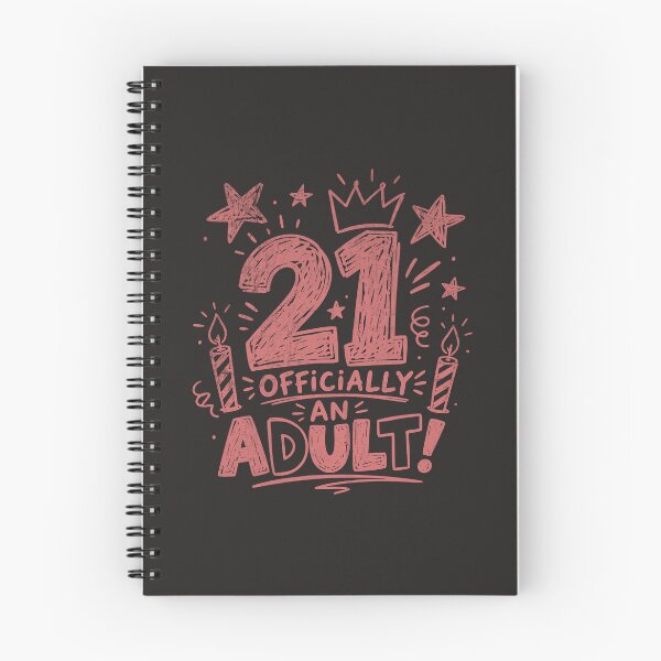 Item preview, Funny 21st Birthday Officially An Adult designed and sold by Studio Bootleg.