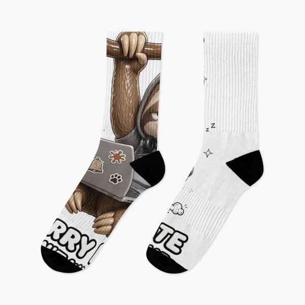 Item preview, Sorry I'm Late I Didn't Want To Come - Funny Lazy Sloth Design designed and sold by prithvi chand.