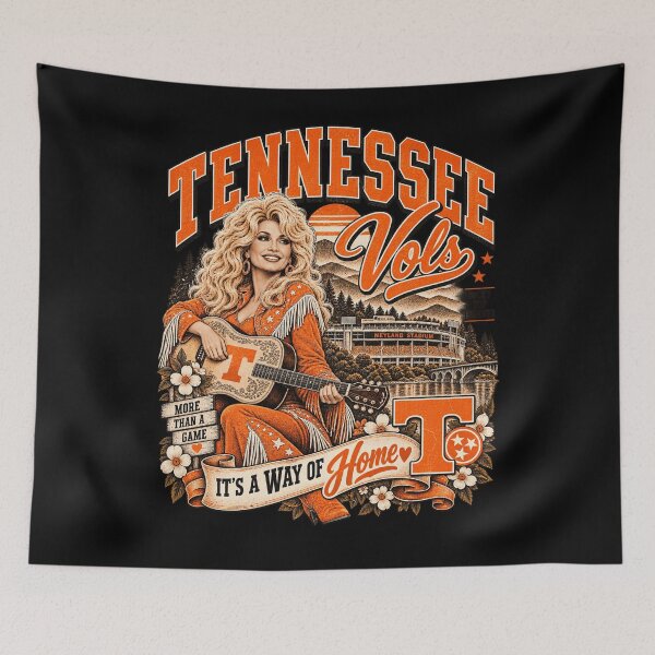 Item preview, Vintage Country Music Star Acoustic Guitar Mountain Retro Design designed and sold by QSoShop.