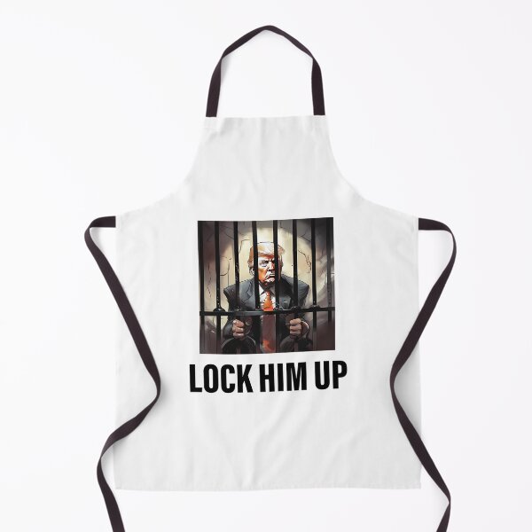 Item preview, Lock Him Up Sticker - Anti Trump designed and sold by Anja Gillette.