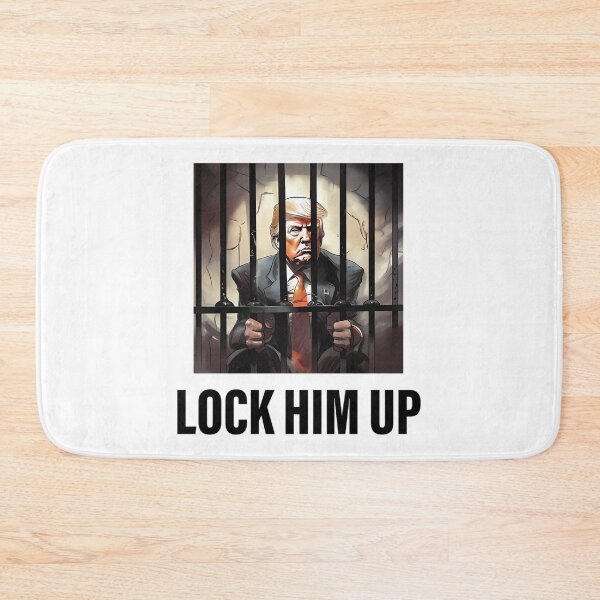 Item preview, Lock Him Up Sticker - Anti Trump designed and sold by Anja Gillette.