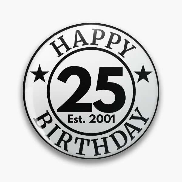 Item preview, 25th Birthday | 2001 Birthday Gift designed and sold by highflycrafts.