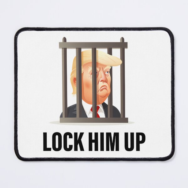 Item preview, Lock Him Up Sticker - Anti Trump designed and sold by Anja Gillette.