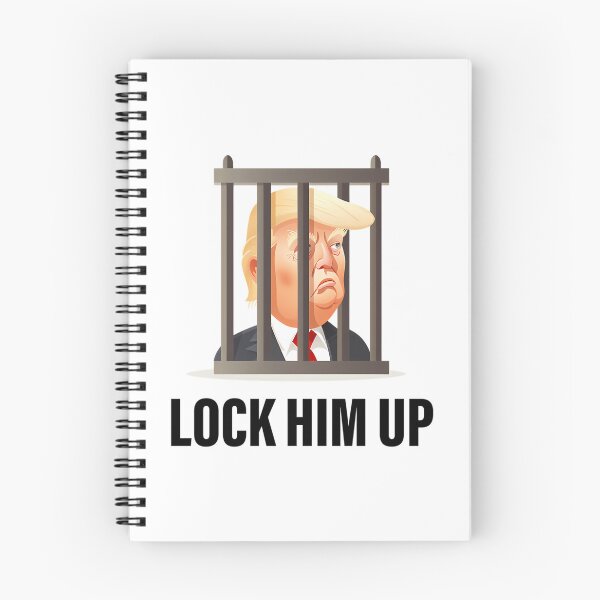 Item preview, Lock Him Up Sticker - Anti Trump designed and sold by Anja Gillette.