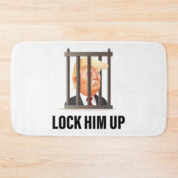 Item preview, Lock Him Up Sticker - Anti Trump designed and sold by Anja Gillette.