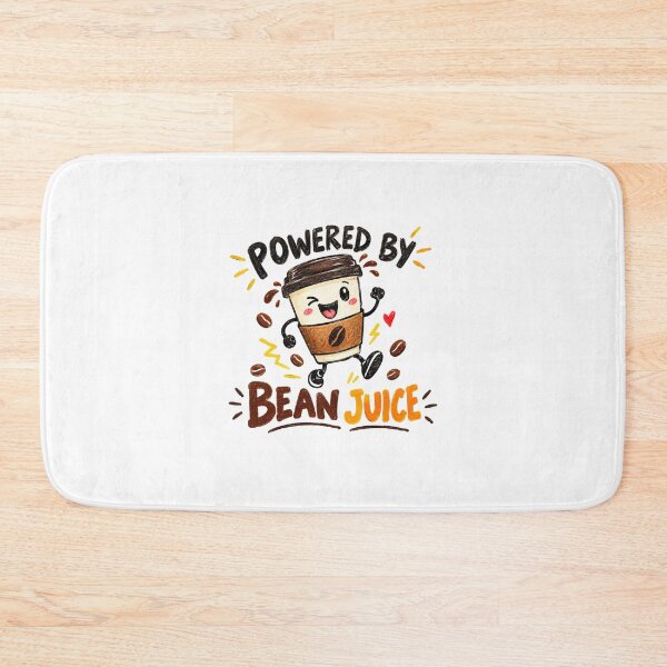 Item preview, Powered By Bean Juice Coffee Humor T-Shirt Graphic designed and sold by BELEAFCREATIV1.
