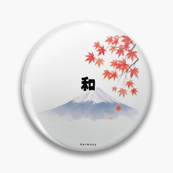 Item preview, Wa - Harmony | Mount Fuji & Autumn Leaves | Japanese Design designed and sold by JapanMemoir.