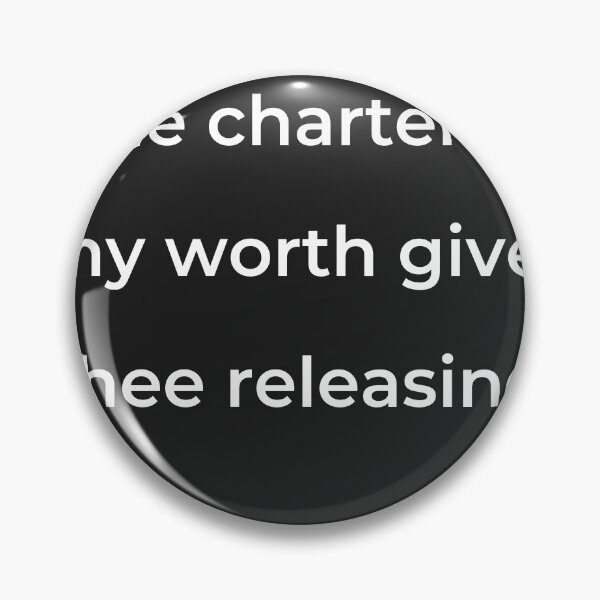 Item preview, “The charter of thy worth gives thee releasing;” - print white designed and sold by ariksworld.