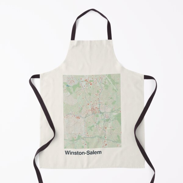 Item preview, Mapa minimalista de Winston-Salem designed and sold by MapsNerd.